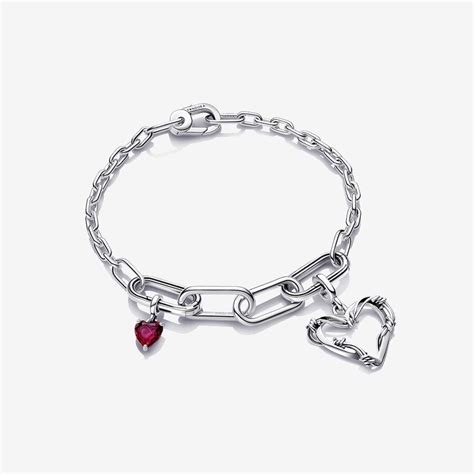 pandora me fall in love with me bracelet set